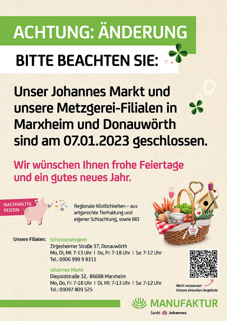 Änderung im neuen Jahr Sankt Johannes Stiftung