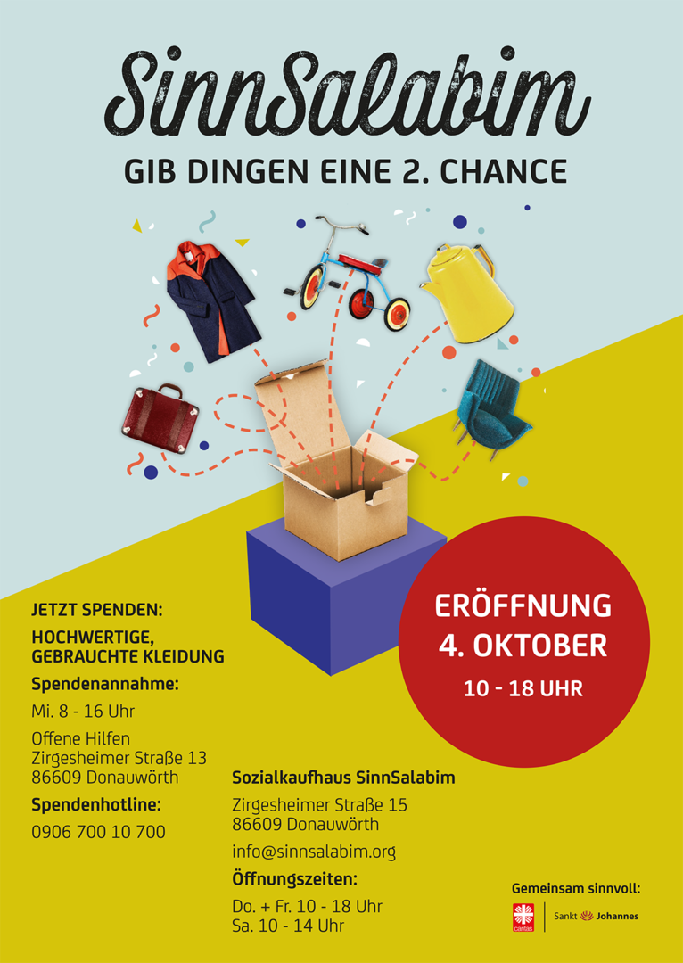 Sozialkaufhaus SinnSalabim Sankt Johannes Stiftung